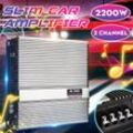 Insma - Lautsprecher Leistungsstarker 2200 w 2.0-Kanal-Audio-Power-HiFi-Verstärker 10-16 v Lautsprecher-AV-Verstärker für Autohaus