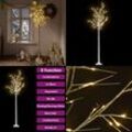 Vidaxl - Weihnachtsbaum 180 LEDs 1,8 m Warmweiß Indoor Outdoor - Weihnachtsbaum - Weihnachtsbäume - Home & Living - Weiß