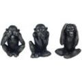 Origen - Signes Grimalt Tierfigur Figuren Mono 3 Tiereinheiten Black 10x14x17cm 13884