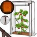 KESSER® Premium Tomatengewächshaus Foliengewächshaus, Gewächshaus klein, Tomatenhaus, Treibhaus mit Tür zum Aufrollen - 100 x 50 x 150 cm Frühbeet, Gemüse, Blumen, Obst, Garten