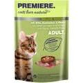 PREMIERE cats love nature Deluxe Ragout mit Wild, Kaninchen & Pasta 96x100 g