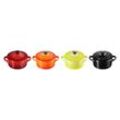 LE CREUSET Mini-Cocotte 4er-Set 10cm FEUER UND FLAMME