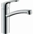 hansgrohe Focus M41 Küchenarmatur 160 1jet 31804000 schwenkbarer Auslauf, Niederdruck, chrom