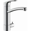 hansgrohe Focus M41 Einhebel-Küchenmischer 200 1 jet 31803000 200, mit Geräteabsperrventil, schwenkbar, chrom