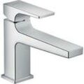 hansgrohe Metropol 100 Waschtischarmatur 32502000 chrom, Zungengriff, mit Push-Open Ablaufgarnitur