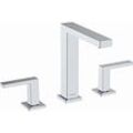 hansgrohe Tecturis E 3-Loch-Waschtischarmatur 73030000 mit Push-Open-Ablaufgarnitur, chrom