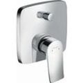 hansgrohe Metris Wannen Armatur 31451000 Unterputz Armatur, mit Sicherungskombination,chrom