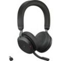 Jabra Evolve2 75 Kopfhörer Noise cancelling wireless mit Mikrofon - Schwarz