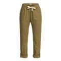 Cargohose ROXY "On The Seashore", Damen, Gr. L, grün (loden grün), 55% Leinen, 45% Viskose, Hosen