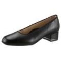 Pumps ARA "GRAZ", Damen, Gr. 7,5 (41), schwarz, Glattleder, elegant, Schuhe, Abendschuh, Festtagsschuh, Blockabsatz, glänzendes Detail am Absatz