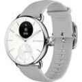 WITHINGS ScanWatch 2 Smartwatch Edelstahl Armbandmaterial: Edelstahl, Kautschuk, 38 mm, Weiß