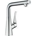 hansgrohe Metris Select 320 Küchenarmatur 14883000 chrom, schwenkbarer Auslauf