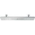 hansgrohe Axor ShowerHeaven Kopfbrause 1200 4jet Axor 12427330 polished black chrome, mit Lichtm. 3500 K