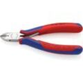 Knipex - 77 02 120 h Elektronik-Seitenschneider mit eingesetzter Hartmetallschneide mit Mehrkomponenten-Hüllen 120 mm