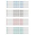 ONLINE® D1 Kugelschreiberminen M farbsortiert, 20 St.