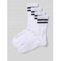 Socken mit Kontraststreifen im 4er-Pack