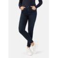 5-Pocket-Jeans STOOKER WOMEN "Rio Fexxi Move Denim Skinny Fit", Damen, Gr. 40, Länge 32, blau (authentic indigo wash), Denim/Jeans, 83% Baumwolle, 16% recycled Polyester, 1% Elasthan, casual, skinny fit lang, Jeans, Skinny Fit Casual Clean Wash Denim Jeans Magic Shape Effekt für Damen