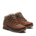 Schnürboots TIMBERLAND "EURO SPRINTMID LACE UP BOOT", Gr. 43, braun (medium orange full grain), Leder, Synthetik, sportlich, Schuhe, Winterstiefel, Schnürstiefel, Winterschuhe