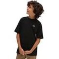 T-Shirt VANS "BY LEFT CHEST TEE BOYS", Kinder, Gr. S (134/140), schwarz, Single Jersey, Obermaterial: 100% Baumwolle, unifarben, casual, normal, Rundhals, Kurzarm, Shirts