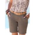 LASCANA Bermudas beige Gr. 34 für Damen. Gerade. Nachhaltig.