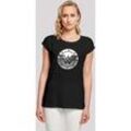 T-Shirt F4NT4STIC "DC Comics Wonder Woman Spot Logo", Damen, Gr. L, schwarz, Obermaterial: 100% Baumwolle, casual, regular fit, Rundhals, Kurzarm ohne Bündchen, Shirts, Print