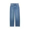 TOM TAILOR DENIM Damen Wide Leg Jeans mit Stretch-Anteil, blau, Uni, Gr. XL