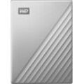 WD externe HDD-Festplatte "My Passport Ultra", silber (silberfarben), 4 TB, Festplatten