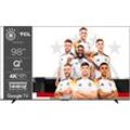 TCL QLED-Fernseher "98C61BX7", G (A-G), schwarz (titanium anthrazit), 98, Fernseher