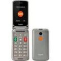 GIGASET Klapphandy "GL590", silber (titan, silber), B:5,8cm H:20,6cm T:1,88cm, Mobiltelefone