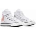 Sneaker CONVERSE "CHUCK TAYLOR ALL STAR EASY ON BUTTE", Gr. 34, weiß, Textil, sportlich, Schuhe