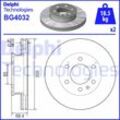 DELPHI Bremsscheibe vorne rechts links belüftet 300mm für VW MERCEDES-BENZ 907421010007 A907421010007 9064210012 BG4032