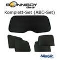 ClimAir Sonniboy Komplett-Set ABC Sonnenblende Seitlicher Anbau schwarz für MERCEDES-BENZ CLI0078220ABC