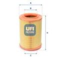 UFI Luftfilter 164,5mm für VAG 044129620 27.195.00