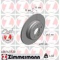 ZIMMERMANN Bremsscheibe COAT Z hinten rechts links voll 290mm für MERCEDES-BENZ 2104230612 A2104230612 A1244231112 400.1437.20