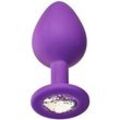 baseks Jewelled Analplug Medium - Lila