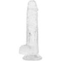 Willie City Classic Realistischer Transparenter Dildo 19,5 cm mit Saugnapf - Klar