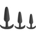 Sinful Sailor Amaysin Triple Analplug-Set - Schwarz