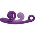 Snail Vibe Curve Wiederaufladbarer Dual Stimulator - Purple