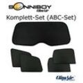 ClimAir Sonniboy Komplett-Set ABC Sonnenblende Seitlicher Anbau schwarz für MERCEDES-BENZ CLI0078220ABC