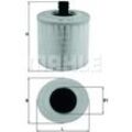 MAHLE Luftfilter 140mm für GENERAL MOTORS VAUXHALL GMC OPEL CHEVROLET 13367308 LX 3015/14