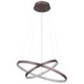 GLOBO LIGHTING Deckenleuchte "RALPH", kaffeefarben matt, Lampen, von 10% - 100% stufenlos dimmbar