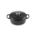 LE CREUSET Gourmet Bräter 24cm Schwarz SIGNATURE