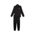 Trainingsanzug PUMA "POLY TAPE SUIT", Herren, Gr. L, schwarz (puma schwarz), Trikot, Obermaterial: 100% Polyester, bedruckt, sportlich, regular fit, Sportanzüge