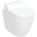 Geberit AquaClean Tuma Comfort Stand-Dusch-WC 146310111 Komplettanlage, spülrandlos, weiß-alpin