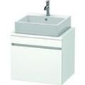 Duravit DuraStyle Waschtisch-Unterschrank DS530001818 60 x 47,8 cm, weiß matt, für Konsole, 1 Auszug