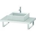 Duravit DuraStyle Konsole DS102C01818 für Aufsatzbecken, 1 Ausschnitt, Stärke 4.5 cm, weiß matt