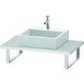 Duravit DuraStyle Konsole DS106C01818 für Aufsatzbecken, 1 Ausschnitt, Stärke 3 cm, weiß matt