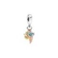 Pandora Charm Moments Hand der Fatima, Auge der Vorsehung & Feder 768785C01