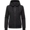 Outdoorjacke RAGWEAR "Oggie YOUMODO", Damen, Gr. L (40), schwarz, Obermaterial: 100% Polyester, Innenfutter: 100% Polyester, Basic, gerade hüftbedeckend, hoch geschlossener Ausschnitt, Langarm Ärmel ohne Ärmelschlitz Bündchen mit Windstopper, Jacken, Wasserdichte und atmungsaktive Übergangsjacke