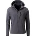 Fleecejacke LPO "LIONEL MN", Herren, Gr. S, grau (asphalt), 94% Polyester, 6% Elasthan, Jacken